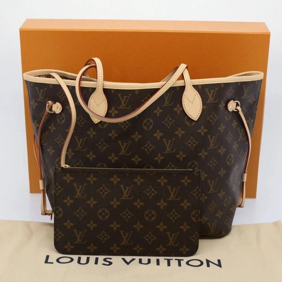 LOUIS VUITTON Monogram Neverfull MM Tote Bag - Picture 1 of 15